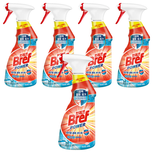 브레프 파워 욕실용 시트러스향, 500ml, 5개