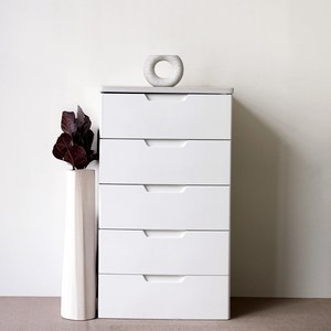 아이리스 금속레일 우드상판 서랍장 HG-555