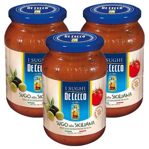 데체코 슈고 알라 시칠리아나 파스타 소스, 400g, 3개