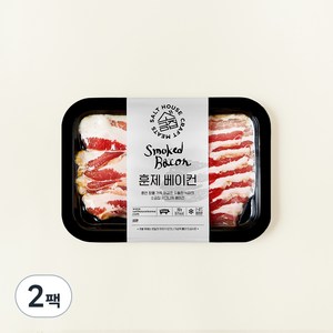 소금집 훈제 베이컨, 140g, 2팩