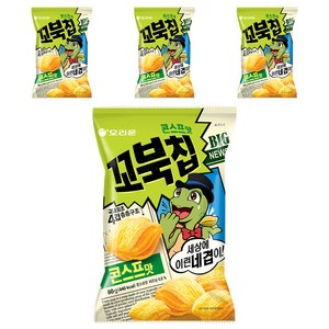 꼬북칩 콘스프맛, 80g, 4개