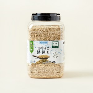 유기농 씻어나온 찰현미, 4kg, 1통