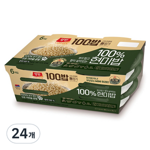 양반 100% 현미밥, 130g, 24개