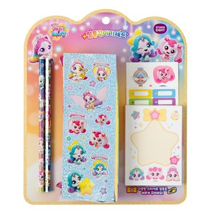 캐치티니핑 5 필통 꾸미기 세트, 혼합색상, 1세트