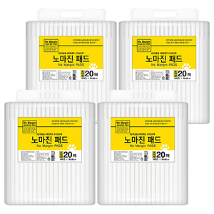 노마진 반려견 배변패드 100g, 초대형(76 x 9..., 20개입, 4개