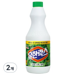 유한락스 후레쉬, 1L, 2개