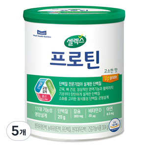 셀렉스 프로틴 고소한 맛, 304g, 5개