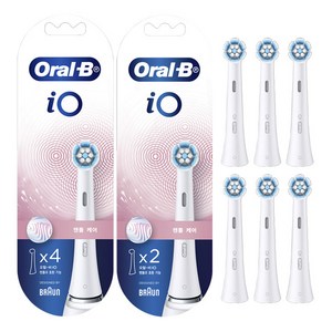 오랄비 정품 iO 젠틀 케어 화이트 전동칫솔 리필모