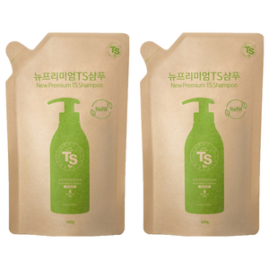 TS 뉴프리미엄 리필용 샴푸 라벤더향, 500g, 2개