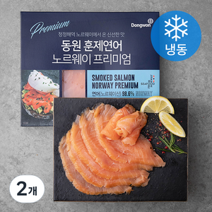 동원 훈제연어 노르웨이 프리미엄 (냉동), 180g, 2개