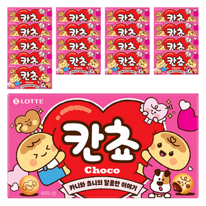 롯데웰푸드 칸쵸 초코, 54g, 18개