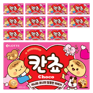 롯데웰푸드 칸쵸 초코, 54g, 12개
