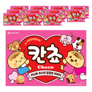 롯데웰푸드 칸쵸 초코, 196g, 12개
