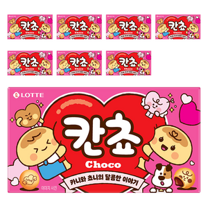 롯데웰푸드 칸쵸 초코, 54g, 8개