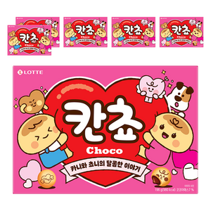 롯데웰푸드 칸쵸 초코, 196g, 6개