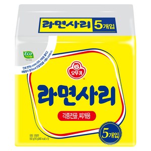 오뚜기 라면사리 110g, 5개, (1팩)