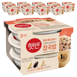 햇반 잡곡밥, 210g, 30개