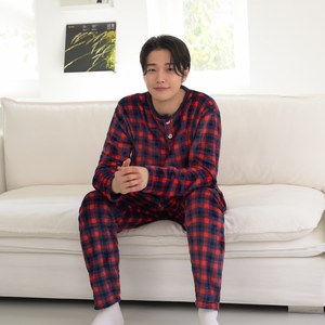 어나더디 레드체크 커플 잠옷 세트