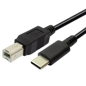 마하링크 USB C타입 to 2.0 B 미디 케이블 2M, 혼합색상, ML-CUBM02 (2m)