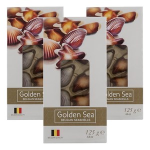 골든씨 씨쉘 초콜릿, 125g, 3개