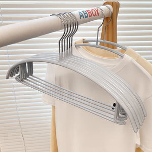 에이비박스 논슬립 라운드 옷걸이 멀티, GRAY, 30개