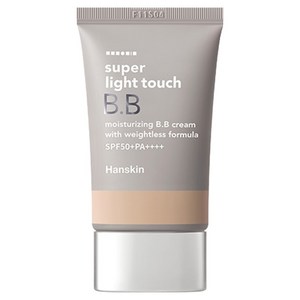 한스킨 수퍼 라이트 터치 비비크림 SPF 50+ PA++++, 상아색, 30g, 1개