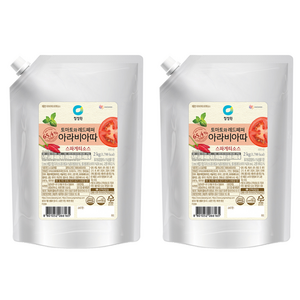 청정원 아라비아따 스파게티소스, 2kg, 2개