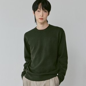 210에디트 남녀공용 라운드넥 말랑 니트 ZZ4SW070