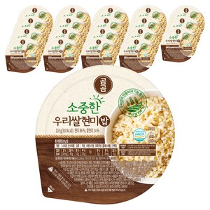 곰곰 소중한 우리쌀 현미밥, 210g, 20개