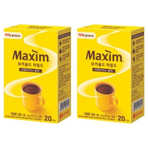 맥심 모카골드 마일드 아메리카노 블랙