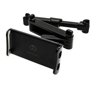 CHAMOA 차량용 헤드레스트 태블릿PC 거치대, 블랙, 1개