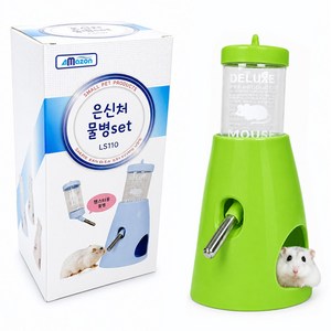 카르노 2in1 햄스터 물병 은신처, 랜덤 발송, 1개