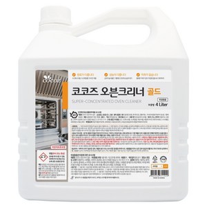 코코즈 오븐크리너 골드, 4L, 1개