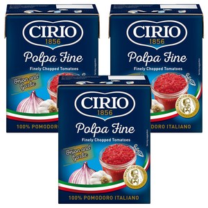 치리오 다진 토마토 어니언 앤 갈릭, 390g, 3개