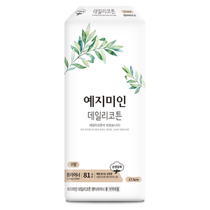 예지미인 데일리코튼 팬티라이너, 롱, 81개입, 1개