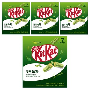 KitKat 녹차 비스켓, 119g, 4개