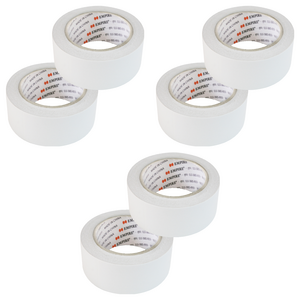 엠파이어 산업용 양면테이프 48mm x 30m, 화이트 반투명, 6개입