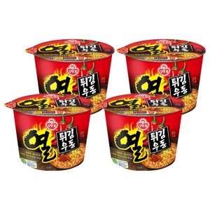 오뚜기 열튀김우동 100g, 4개
