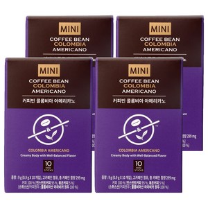 커피빈 콜롬비아 아메리카노 스틱커피 미니