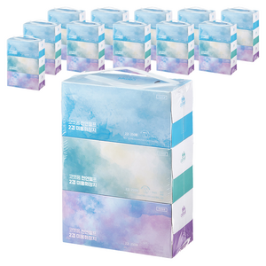 코멧 천연펄프 미용티슈, 250매, 36개