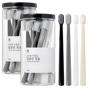 살림백서 2단계 미세모 딥클린 칫솔, 20개입, 2세트