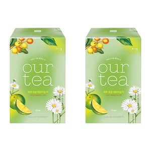 아워티 제주 청귤 캐모마일 티