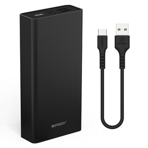 스피디 슬림핏 대용량 보조배터리 30000mAh + C타입 케이블