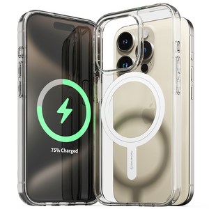 신지모루 2배 자력 M 에어클로 마그네틱 맥세이프 호환 투명 휴대폰 케이스