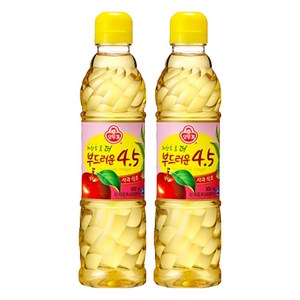 오뚜기 저산도 4.5 사과식초, 500ml, 2개