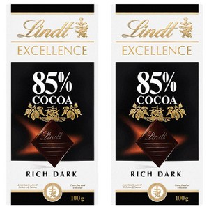 린트 엑설런스 85% 코코아 다크 초콜릿, 100g, 2개