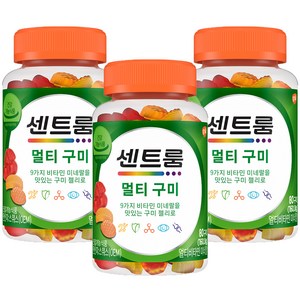 센트룸 멀티 구미 160g, 80정, 3개