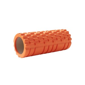 코멧 스포츠 3D 입체 EVA 마사지 폼롤러, 오렌지, 33cm, 1개