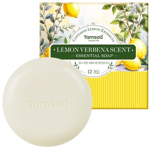 탐사 에센셜 비누 레몬 버베나향, 90g, 12개