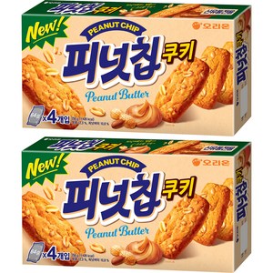 피넛칩쿠키, 256g, 2개